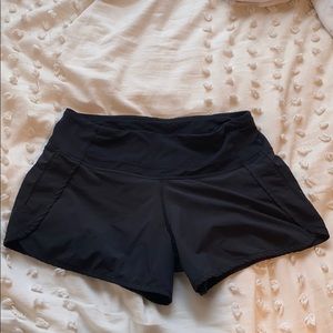Black Lululemon Speed Short